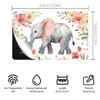 Peacoblue Bank Card Sticker Elephant and Flowers Credit Debit Card