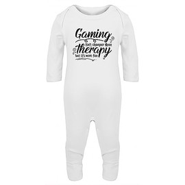 Hippowarehouse gaming isn't cheaper than therapy but it's more fun Baby Romper all in one piece unisex