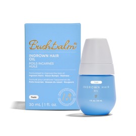 Bushbalm Bushbalm Ingrown Hair Oil - Helps with Ingrown Hair, Underarm Bumps, Soothes Skin, Razor Bumps and Post Shave Redness, 30 ml - Nude Oil