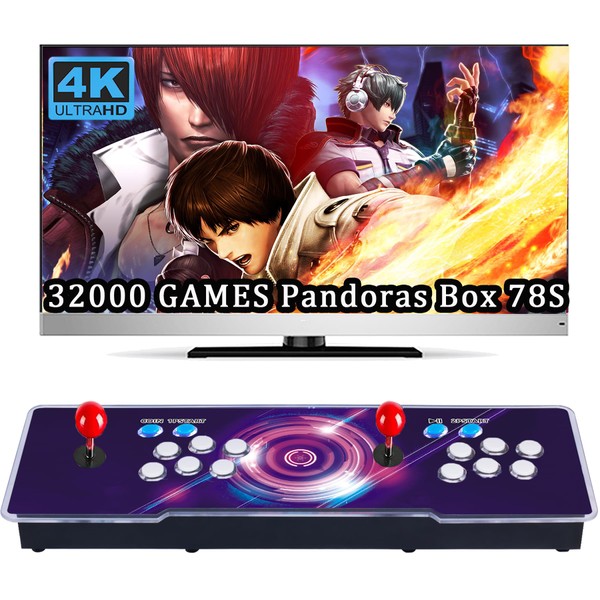 RegiisJoy 32000 Pandoras Box 78S Retro Arcade Game Console, 4