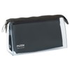 Sun-Star Stationery Pen Case Clear Pouch Mitte Gusset Light Black