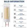 PIPIZHU G8 Led Bulbs 7W, AC120V G8 Bi-pin Base Bulb,