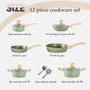 Kitchen Academy Non Toxic Pots and Pans Set Non Stick