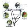 WEEROCK Bike Rear Rack 55LB Load Bearing Capacity Luggage Carrier,
