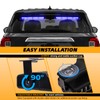 ELECHOI Blue 2 in 1 Police Emergency Dash Strobe Light