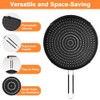 Apidgrowth Silicone Splatter Screen for Frying Pan,Grease Splatter Guard,Heat-Resistant Splatter