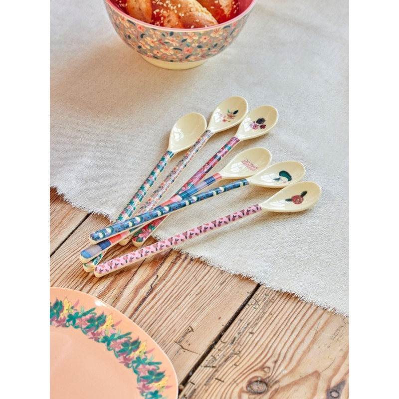 Rice Latte Melamine Spoon A New York Minute Prints Print