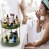 Growsun Rotating Makeup Organizer for Vanity 2 Tier Lazy Susan