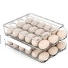 Large Capacity Egg Holder for Refrigerator, Egg Fresh Storage Box