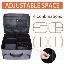 MAQTOIZ Large Golf Trunk Organizer, 2 Layer Car Golf Organizer with 2 Shoes Compartment, Golf Trunk Storage Locker for Golf Accessories, Balls, Tees, Clothes, Gloves, Golf Gifts for Men