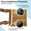 StrongTek Teak Interlocking Deck Tiles Corner, Easy Assembly, Durable Quality,