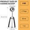 JUNADAEL J Medium Cookie Scoop, 2 Tablespoon Cookie Scoop for