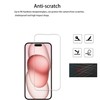 HKKAIS Screen Protector For iPhone15 Plus Tempered Glass Film with