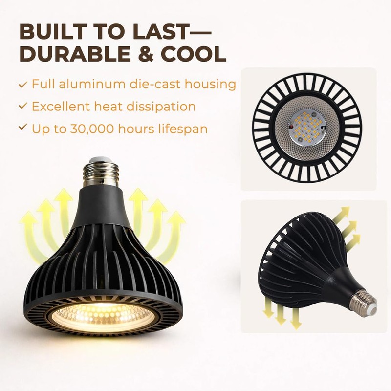 VALIKIY Grow Lights for Indoor Plants, 40W LED Full Spectrum