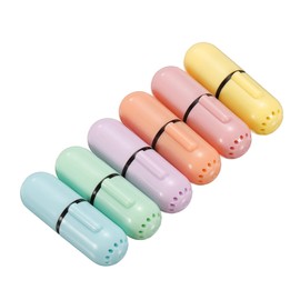 PATIKIL Mini Highlighter Pen, 1Set/6Pack Assorted Colors Broad Tip Marker Writing Pens for Office Home Daily Use, 6 Colors