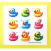 Stickasaurus Wrecks Rubber Ducks Mini Sticker Sheet