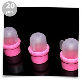 Healvian 20pcs Professional Nail Remover Kit Nail Soaker Caps Covers for Smooth Bright
