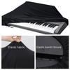 Digital Piano Keyboard and Portable Arranger Keyboards Dust Cover,Elastic Fabric,Water-Resistant,Digital