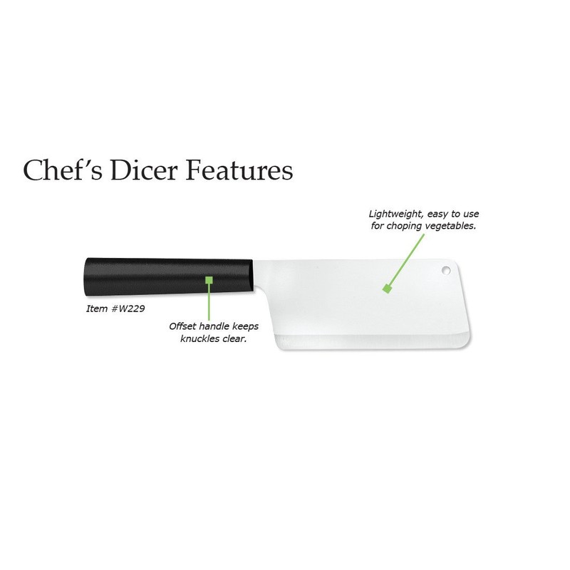 Rada Cutlery Chef’s Dicer Knife – Stainless Steel Blade and