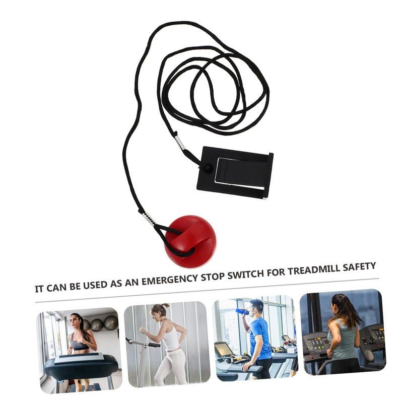 GRIRIW 1Pc Magnetic Treadmill Safety Key Emergency Brake Key Replacement