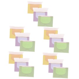 Baluue 5 Sets Oil Blotting Sheets Face Oil Absorbing Paper for School Office Travel