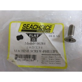 Seachoice W19 Seachoice 18-8-SS 1/4-20x3/4 Phillips Machine Screw #00284 OEM New Boat Part