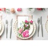 Guest Towels Disposable Bathroom Floral Rose Paper Napikins 32 Count