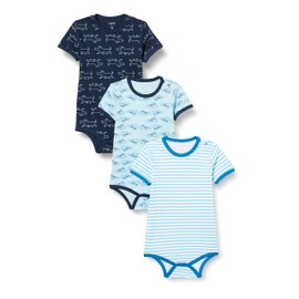 Care Baby Body Kurzarm, 3er Pack Blue (769), 62