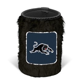 Penrith Panthers NRL Rugby League Fluffy Can Cooler Stubby Holder