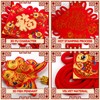Nowaca Chinese New Year Decorations 2026, Red Chinese Knot Fu