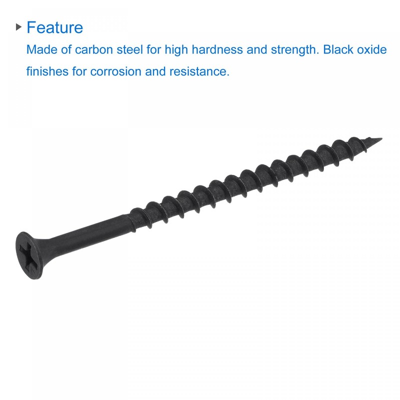 sourcing map #8 x 2 3/4-Inch Wood Screws Phillips Flat