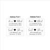 Atelier Elegance Custom Address Labels, Any Name, Any Address, Heart