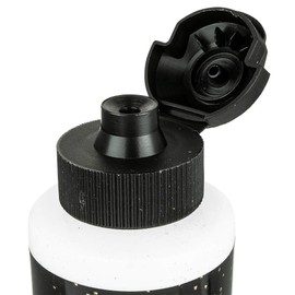 Ideen mit Herz Acrylic Paint Multisurface Fine Glitter Universal Water-based Paint with Elegant Shimmering Gold Glitter 180 ml (White)