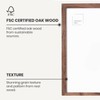 Opposite Wall - 20x30 in - Dark Solid Oak Wood