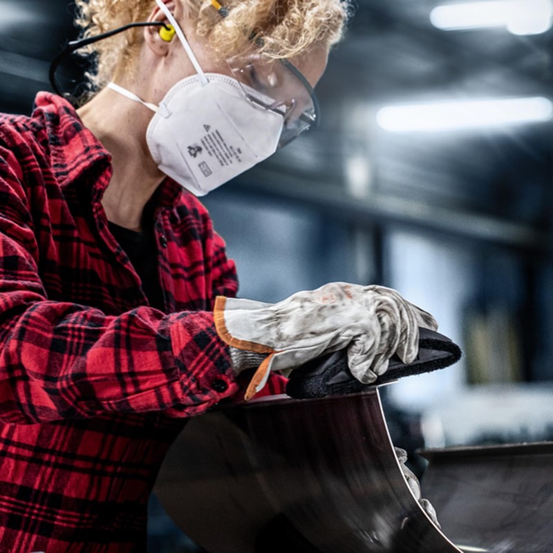 Bosch 1 x Expert N880 Non-Woven Pad (for Sheet Steel,