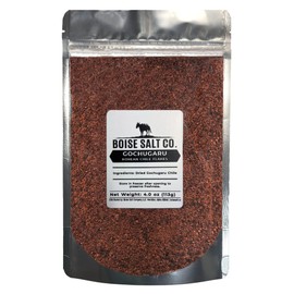 Boise Salt Co. Korean Gochugaru Chile Flakes – 4 ounce Re-sealable Pouch