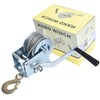 kimllier Heavy Duty Hand Winch 600Lbs Two-Way Adjustable Boat Trailer