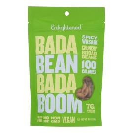 UD_Bada Bean Bada Boom-Case of 6 4.5 oz Crunchy Wasabi Flavored Fried Soybeans