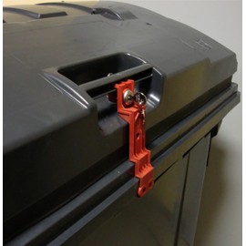 Rubbish Container Closure, 1100 Litres, for Rheinwerk, Lid in Lid, Keyed Alike