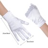 GHGMAO Women Short Satin Opera Gloves Formal Wedding Bridal Gloves