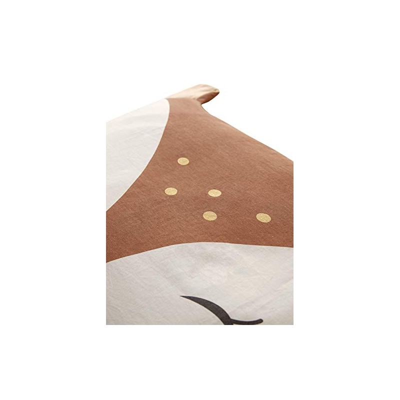 Vertbaudet Enchanted Forest Baby Cushion Cover Natural/Multi 40x60cm