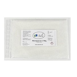Sala Tartaric Acid Semolina E 334 Food Grade 100 g Bag