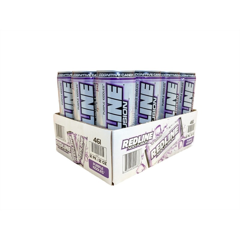 BANG REDLINE NOO Fusion - Carbonated Pre-Workout Energy Drink |