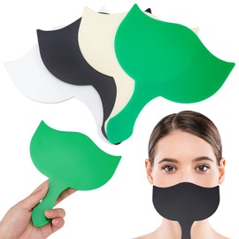 NBEADS 4 Stk. 4 Farben Wimperntechniker Foto-Requisite, Beauty Handle Acryl Lash Tech Foto Requisite für Wimperntechnikerzubehör Wimpernzimmer, 15x17.5cm