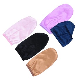 Mikinona 5pcs Satin Sleep Cap for Hair Bonnet for Braids Curly Weave Styles Soft Gentle Hair for Sleeping Light