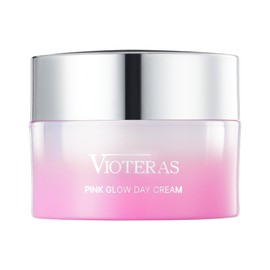 VIOTERAS PINK GLOW Day Cream, Cherry Blossom PDRN 1.1 oz (30 g), PDRN Cream, Niacinamide SPF35, Bactiol, Cushion Collagen, Hyaluronic Acid PDRN