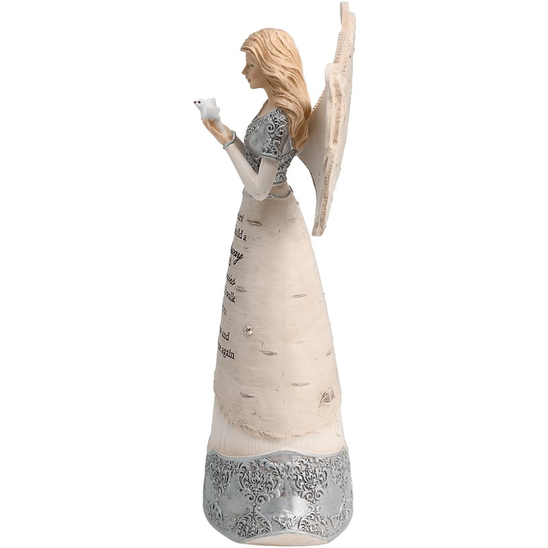 Sympathy Angel Figurine by Pavilion, 8-Inch, If Tears Could Build
