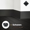 5m flexible PVC skirting 50x15 mm - colour: black -