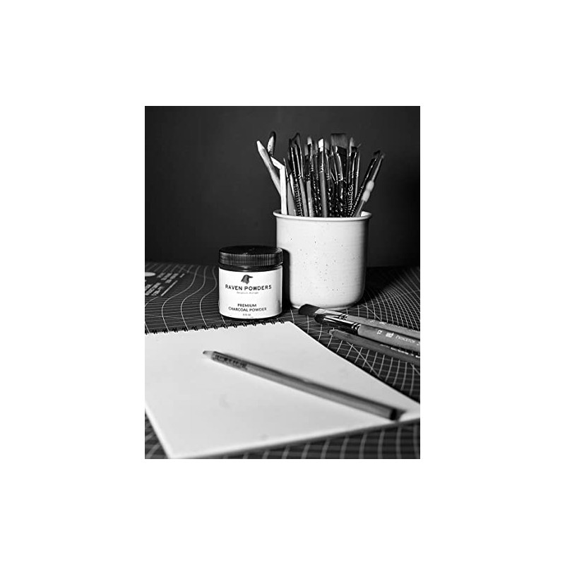 Polvo de carbón premium para dibujo y arte