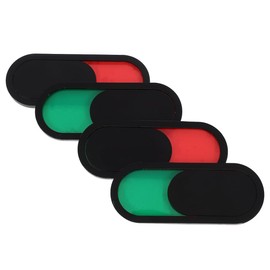 Lurrose Slide Indicator: Do Not Disturb Sign - 4 Pieces Privacy Slide Door - Red Green Door Sign for Home Office Washroom Conference